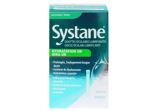 Systane Hydration UD - 30 unidoses - Gouttes Lubrifiantes et Hydrantes